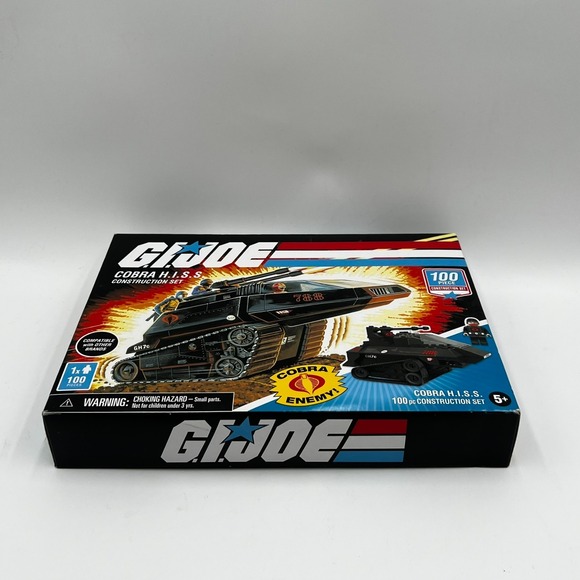 GI Joe - Cobra H.I.S.S. Tank 100 Piece Construction Set - Hasbro/Forever Clever - Picture 5 of 9